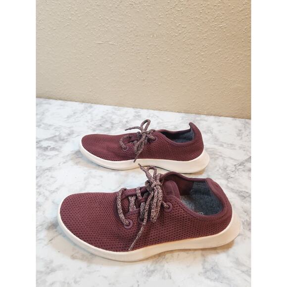 Allbirds Women's Tree Runner Red Comfort Sneaker Shoes Size‎ W8 - Picture 4 of 7